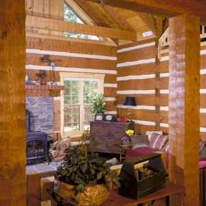 asheville log cabin builder