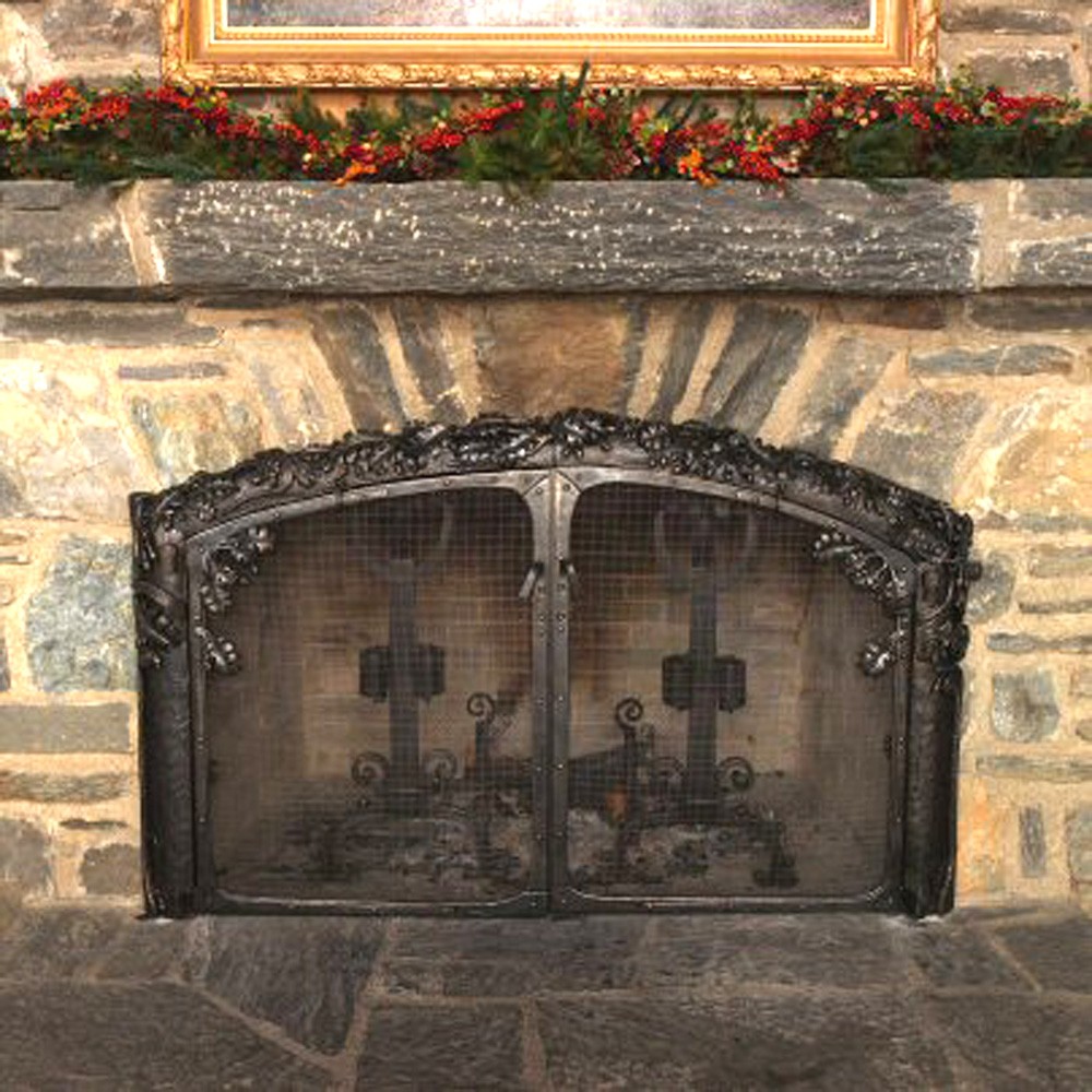 stone fireplace near Blowing Rock NC