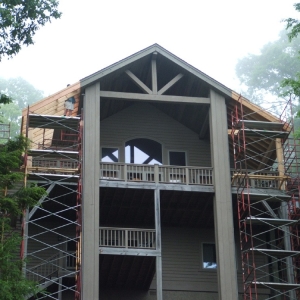 Covered Deck Addition near Blowing Rock, NC