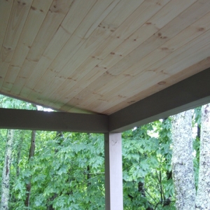 Covered Deck Addition near Blowing Rock, NC