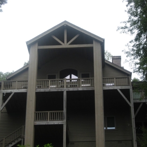 Covered Deck Addition near Blowing Rock, NC