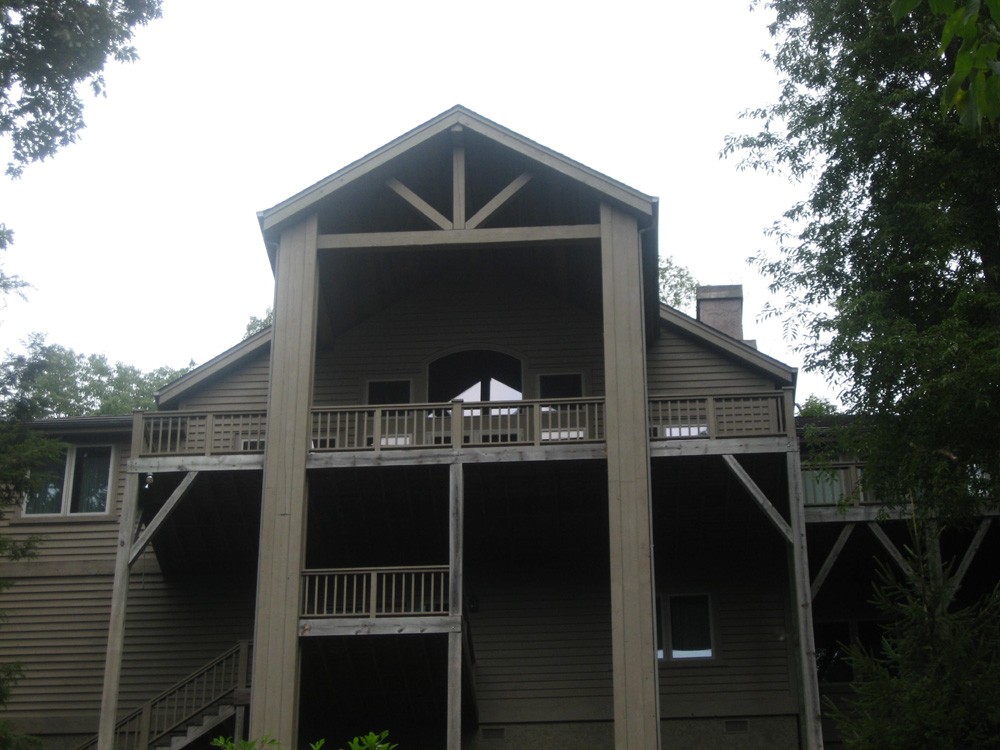 Covered Deck Addition near Blowing Rock, NC