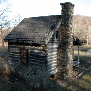 Rebuilt Antique Log Cabin in NC