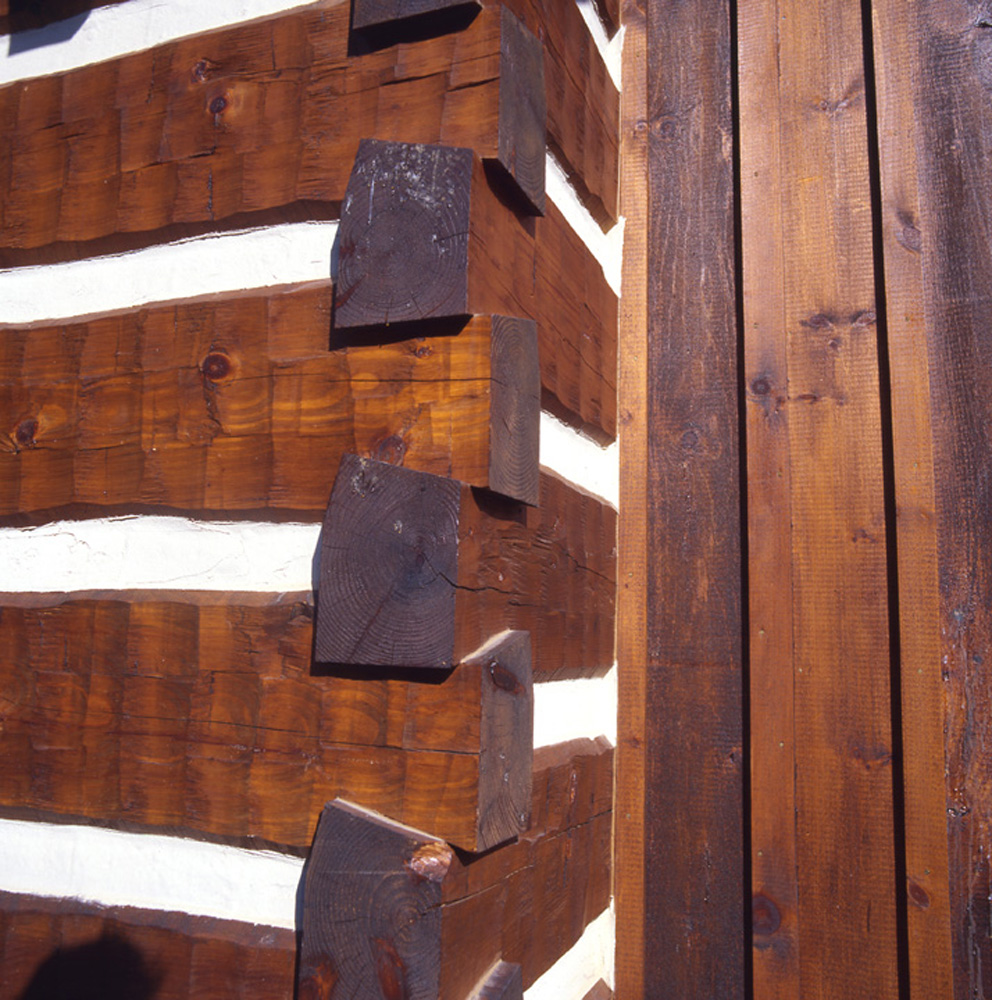 log joinery details