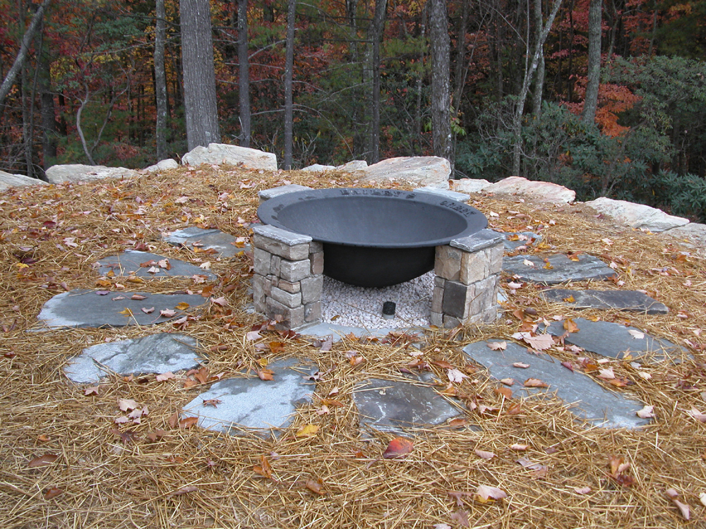 outside fire pit